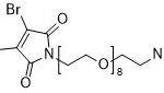 3,4-Dibromo-Mal-PEG8-Amine