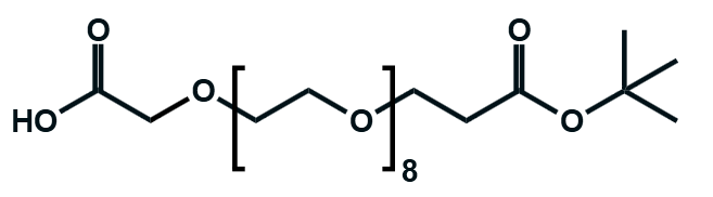 HOOC-CH2-PEG8-CH2CH2COOtBu