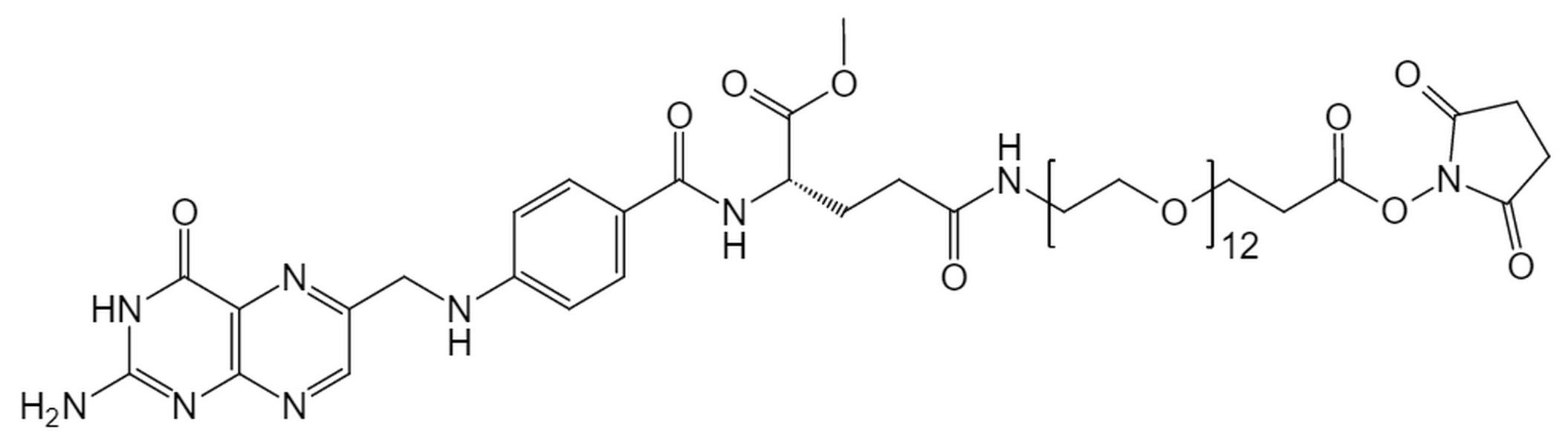 FA(methyl)-PEG12-CH2CH2COONHS